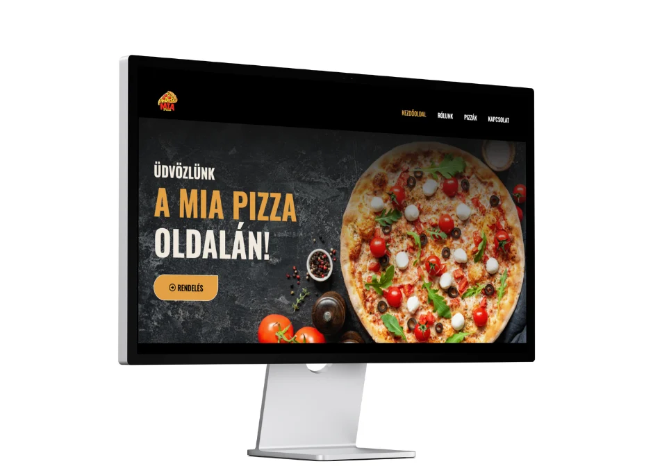 Pizzéria weboldal